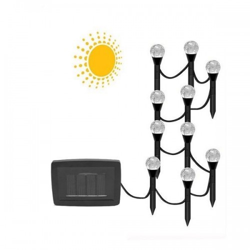 LED Αδιάβροχα Ηλιακά Καρφωτά Χωνευτά Λαμπάκια
