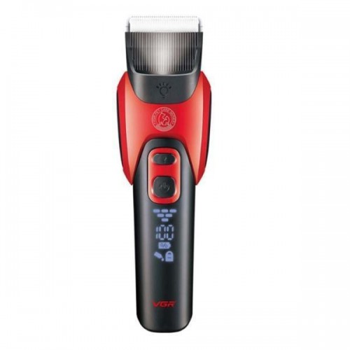 VGR V-208 Professional Pet Barber Ηλεκτρική Κουρευτική Μηχανή Κόκκινη
