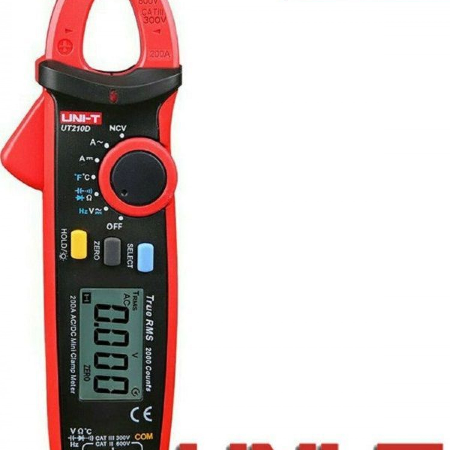 Αμπεροτσιμπίδα Ψηφιακή Uni-T 200A AC UT210D True RMS