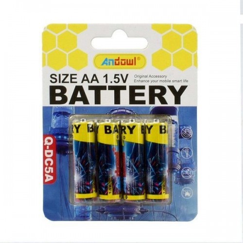 Μπαταρίες Αλκαλικές AA 1.5V 4τμχ Andowl