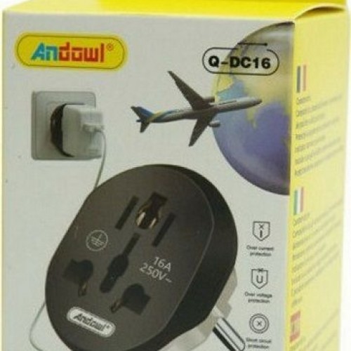 Αντάπτορας Πρίζας από Universal σε Ελλάδας Andowl Q-DC16