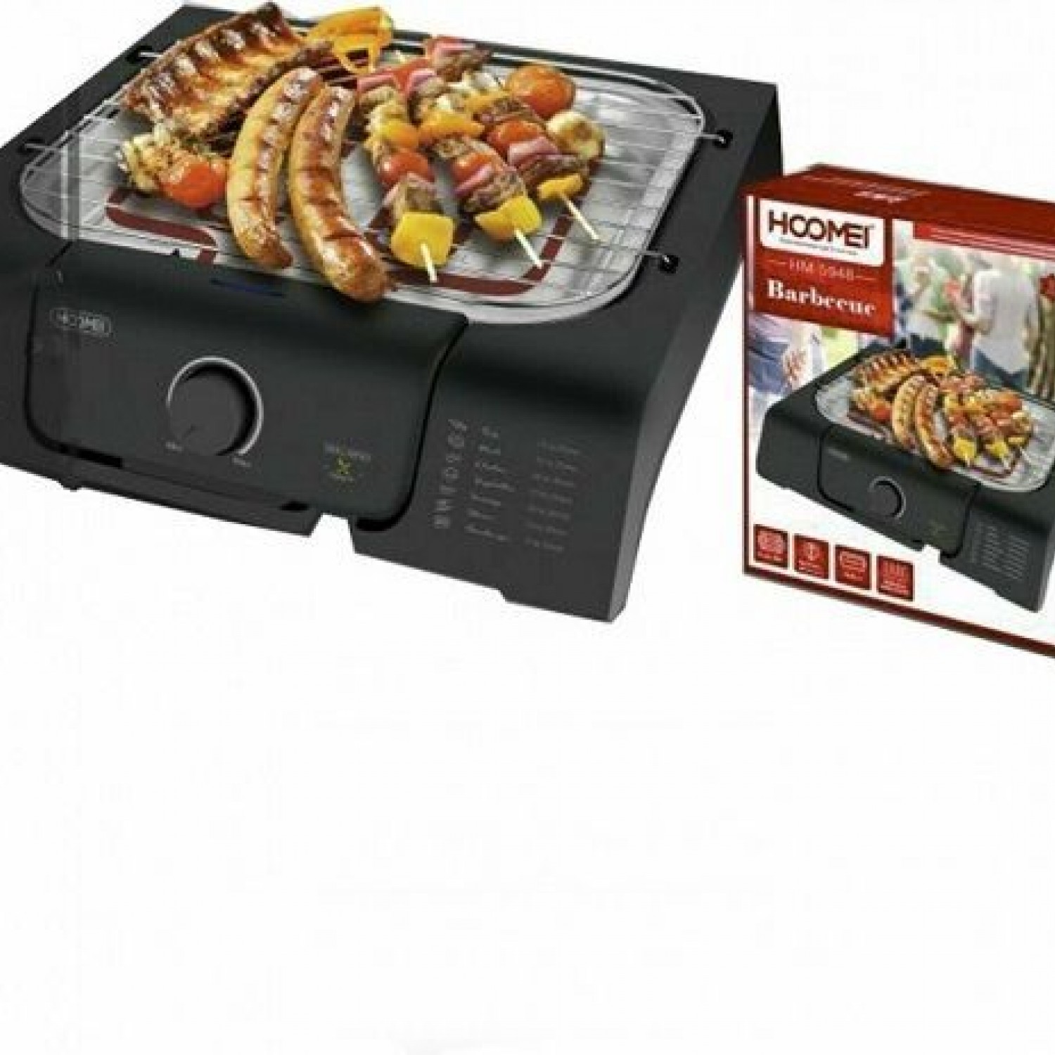 Ηλεκτρική Ψησταριά Σχάρας 2000W Επιτραπέζια Hoomei