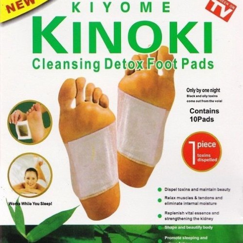 Επιθέματα Detox Foot Pads για Αποτοξίνωση Kiyome Kinoki 10τμχ
