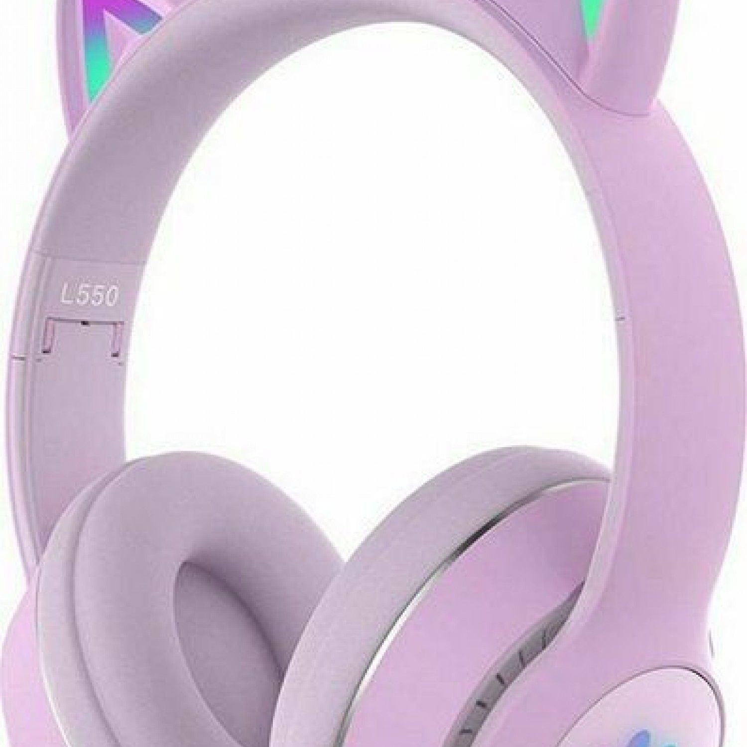 Bluetooth Ακουστικά Ασύρματα Over Ear με 9 ώρες Λειτουργίας Μώβ L550