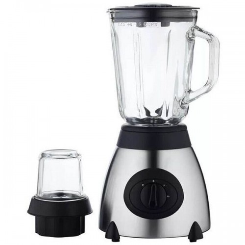 Μπλέντερ με Γυάλινη Κανάτα 1.5lt 1000W Inox RAF R.295