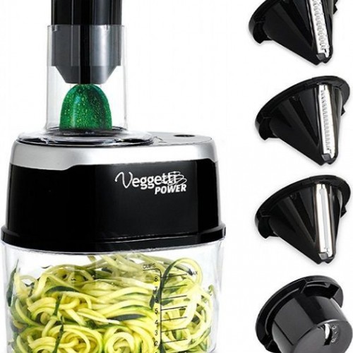 Spiralizer Find Back 4 in 1 Πολυκόπτης Λαχανικών Πλαστικός