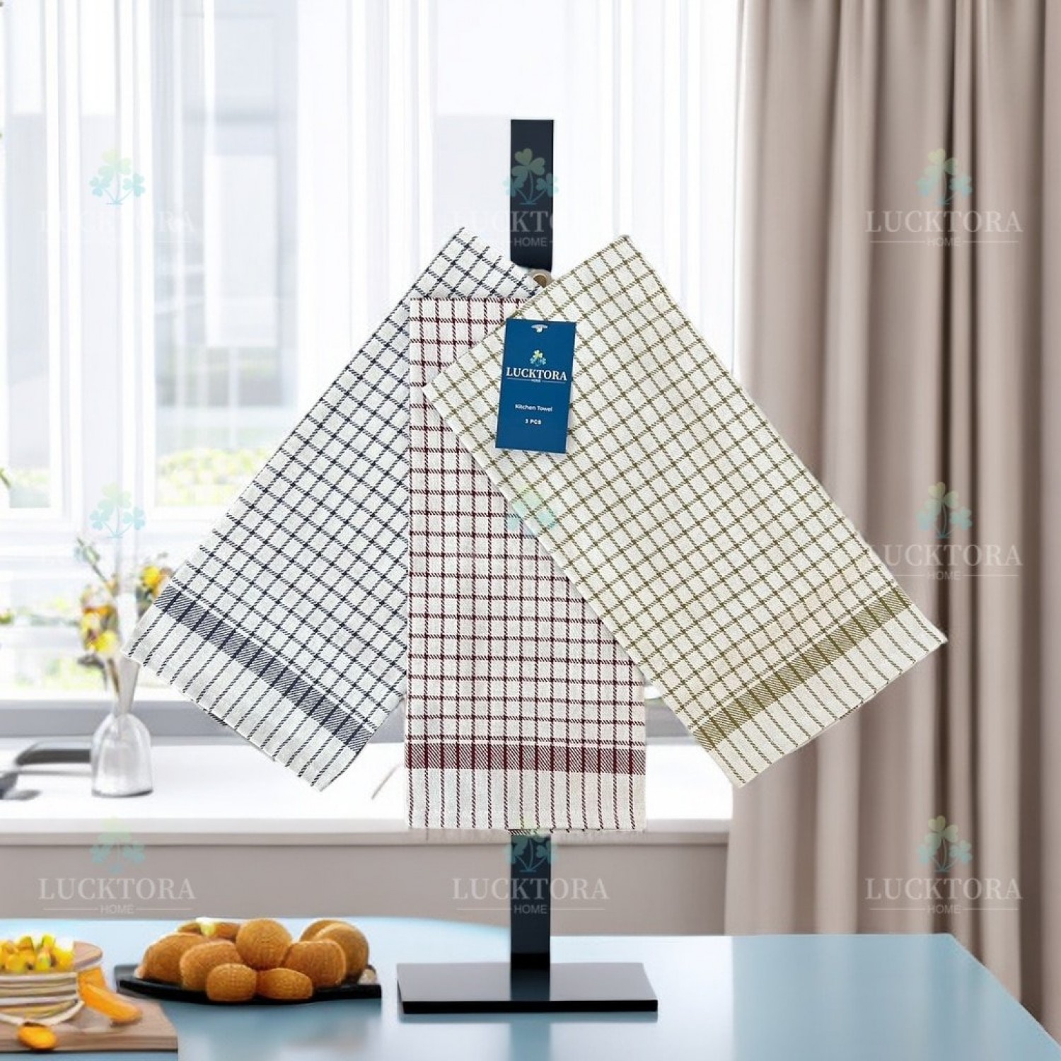 Ποτηρόπανα Κουζίνας SJT153 -3 ΤΜΧ ΣΕΤ- 40X60CM