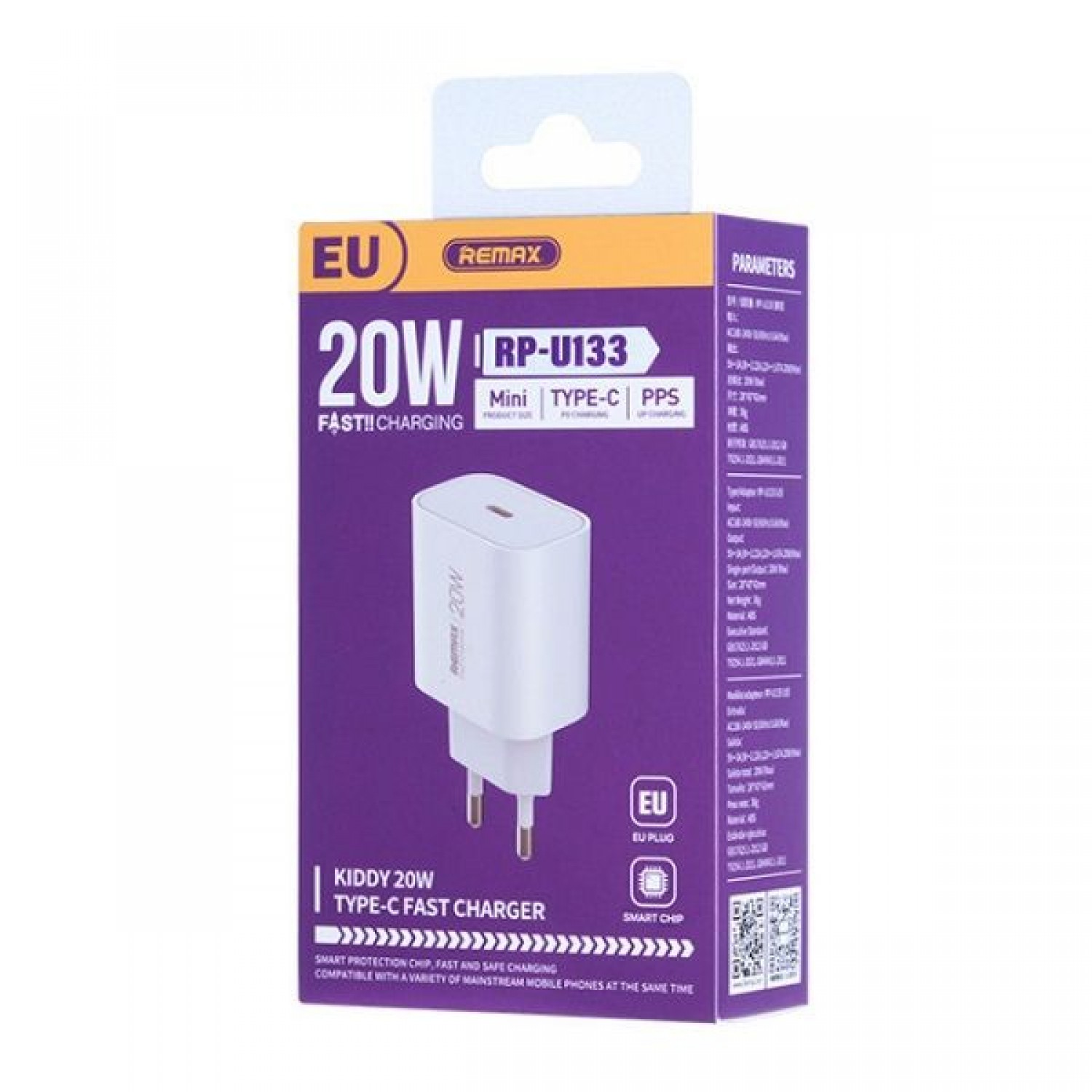 Φορτιστής Χωρίς Καλώδιο 20W Power Delivery Λευκός Remax RP-U133