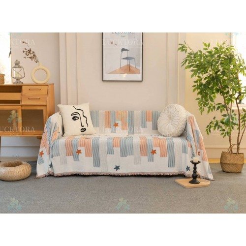 C9-ΡΙΧΤΑΡΙ CHENILLE-180X180CM -7 ΠΟΡΤΟΚΑΛΗ