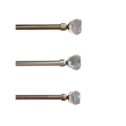 Κουρτινόξυλο Φ19mm Μονό 120-210cm - ZSQ ΑΣΗΜΙ