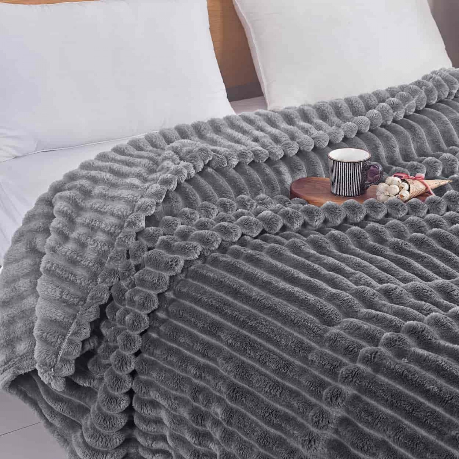 Κουβέρτα Fleece-Ριγέ -5 160X220CM