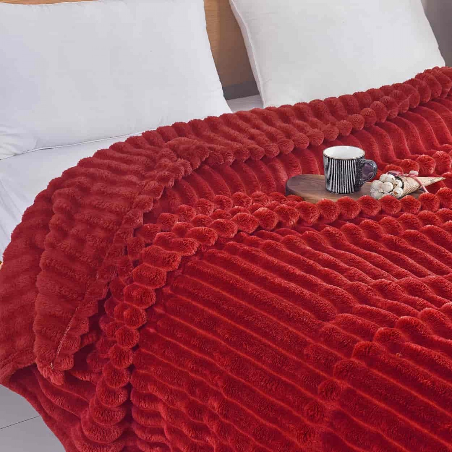 Κουβέρτα Fleece-Ριγέ -4 160X220CM