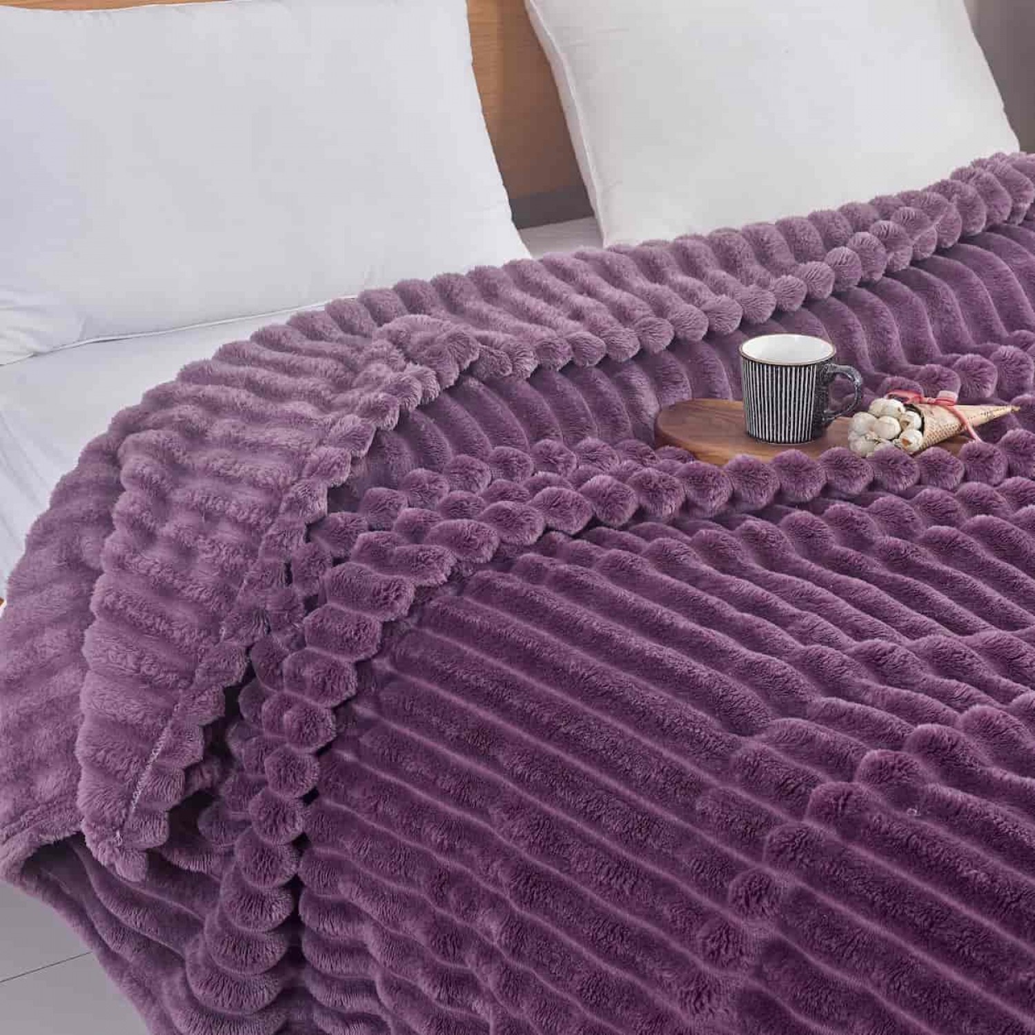 Κουβέρτα Fleece-Ριγέ -1 160X220CM