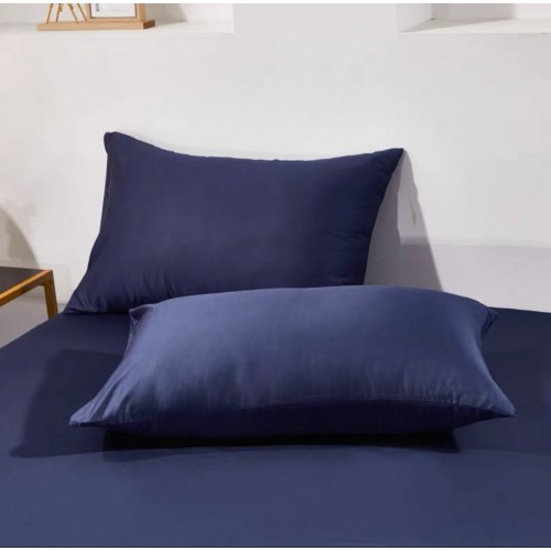 Μαξιλαροθήκες ύπνου Ζευγάρι-52x72+15CM-Σκούρο Μπλέ