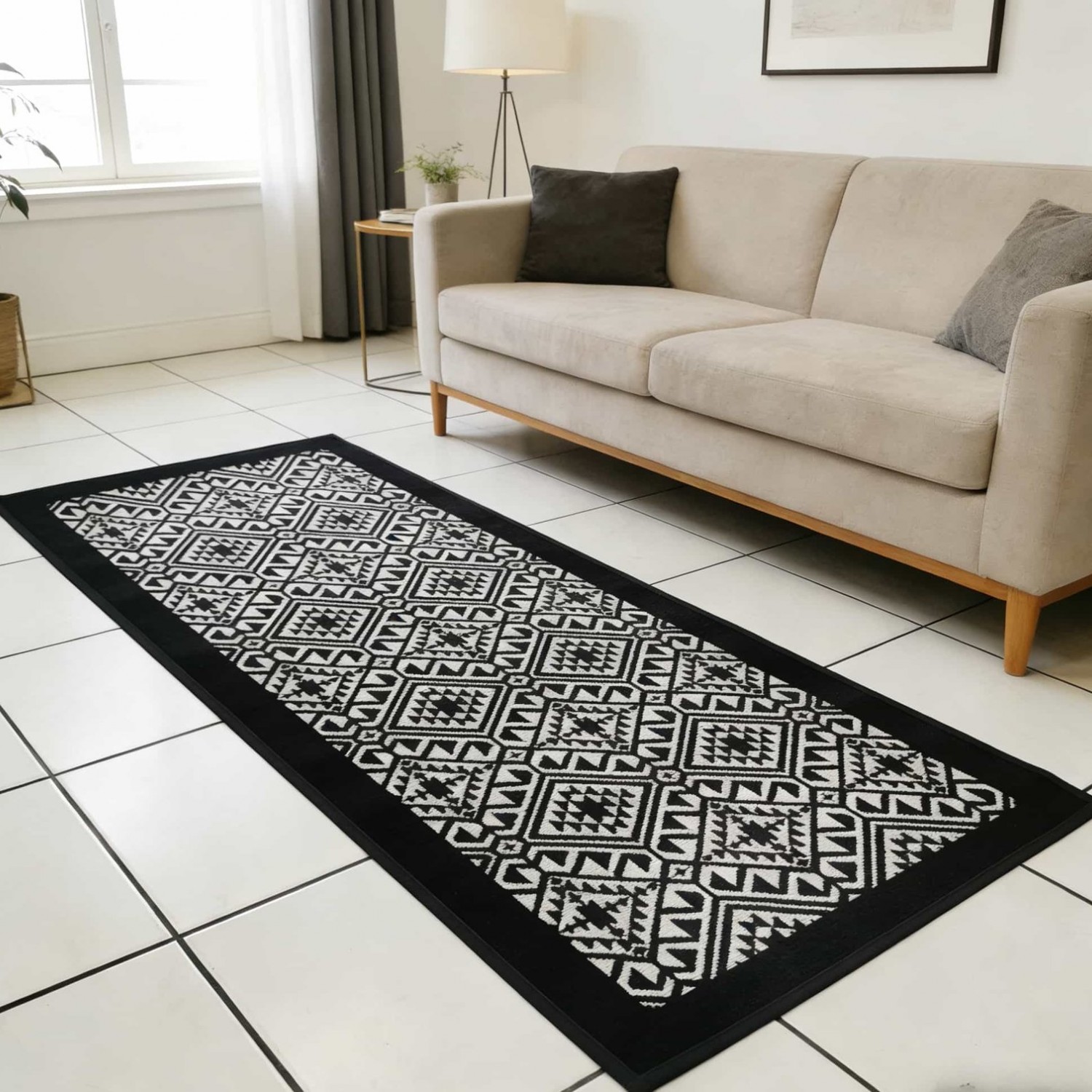 Πατάκι Ζακάρ LZ - Μαύρο 50X80CM
