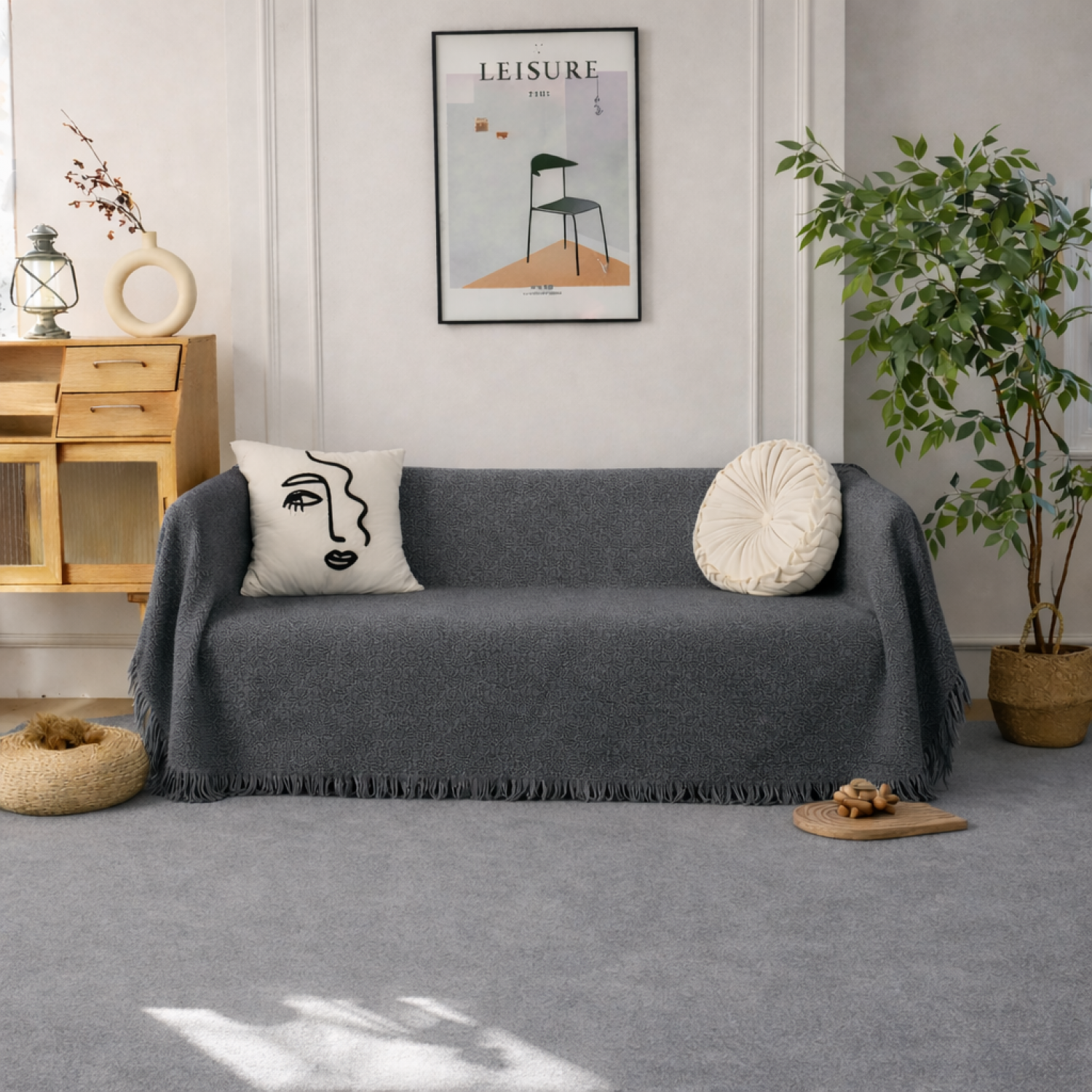 Chenille Ριχτάρι Καναπέ - C24-16 180X320CM
