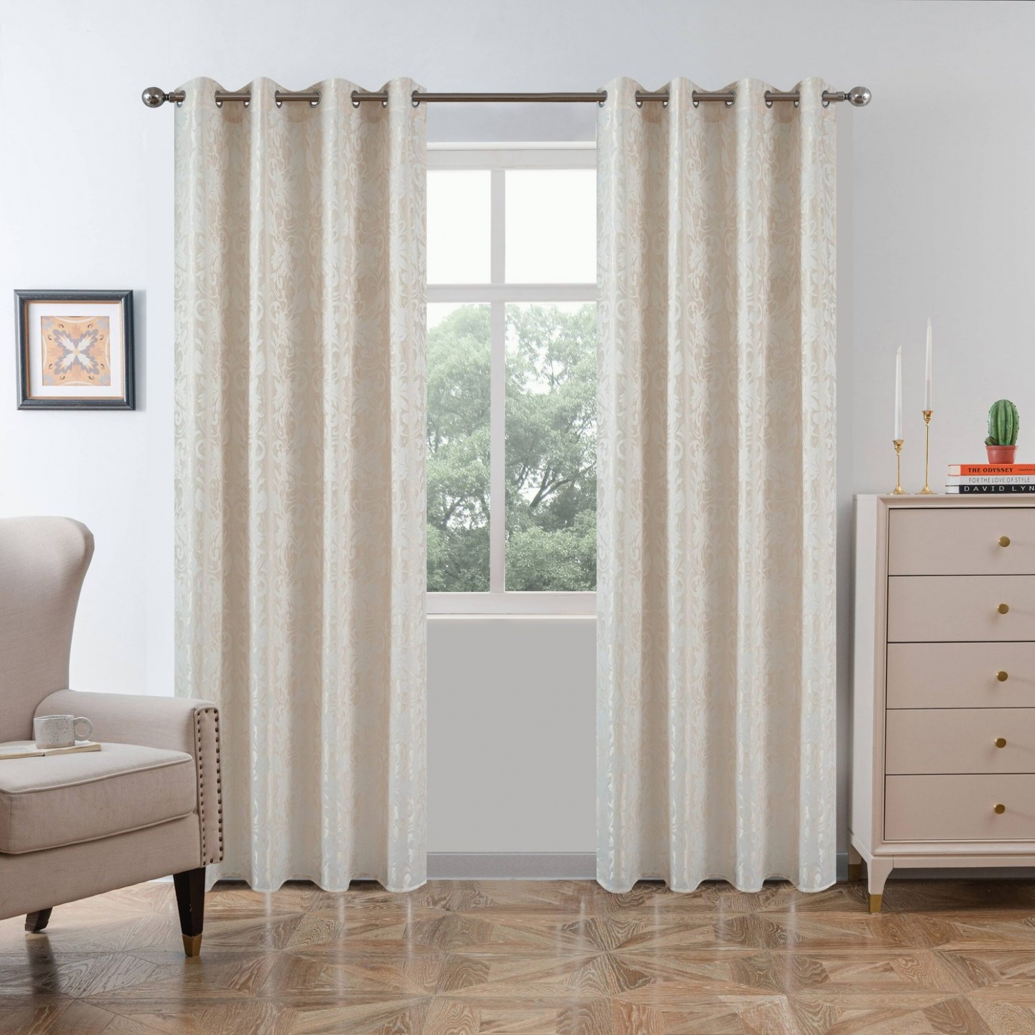 AD6050-1-Κουρτίνα με Τρουκς-140x260CM