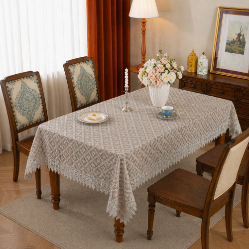 C3-3 Δαντελένιο Tραπεζομάντηλο - 140/180CM 140X140CM