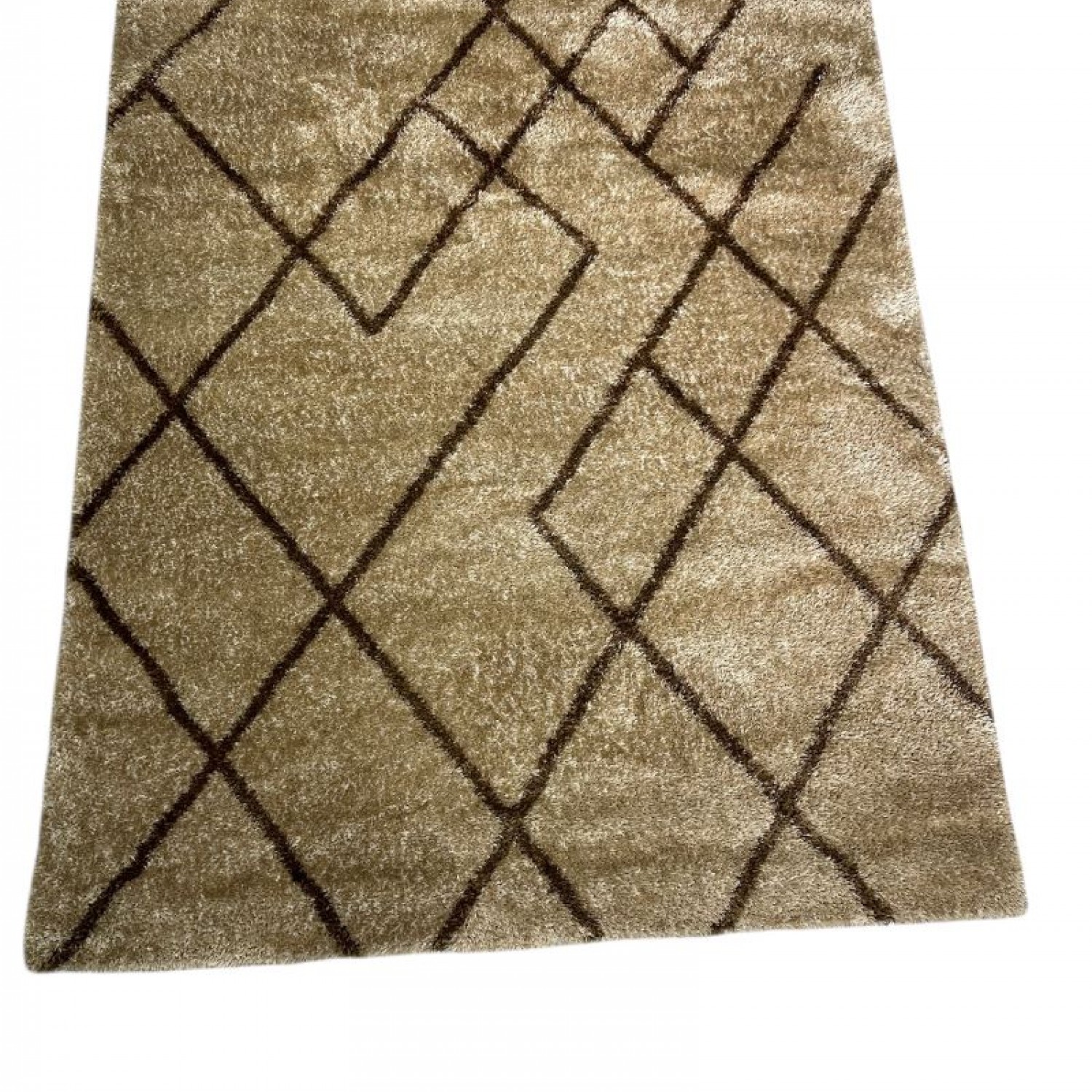 Χαλιά Shaggy soft JS 534 camel brown